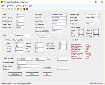 Fire Tube boiler design : software for scotch marine 2 Pass, 3 Pass, 4 ...